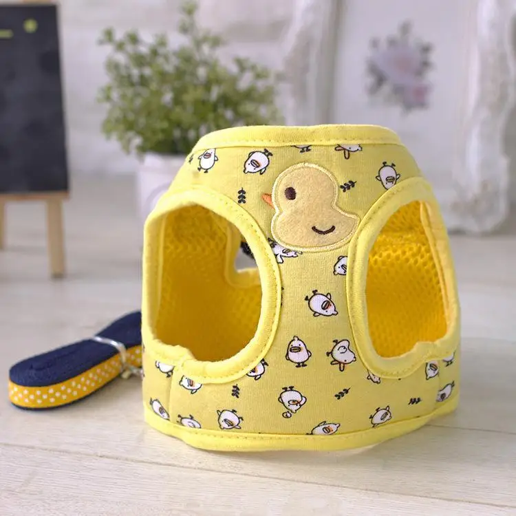 С поводка Симпатичные Клубника Кролик Утка собаки жгут с Щенок Cat Воротник