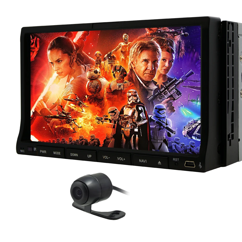 Радио USB 7 &quotсенсорный экран AMP MP4 Автомобильный GPS DVD эквалайзер IPOD RDS BT Авторадио