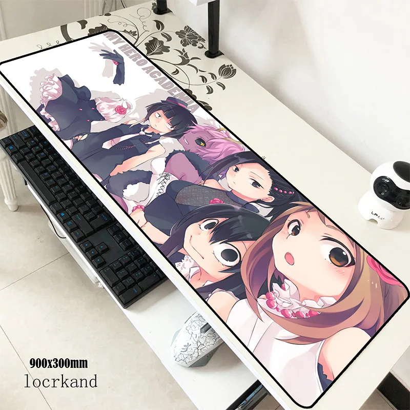 Коврик для мыши my hero Academy 900x300x3 мм гелевый игровой коврик для мыши большая клавиатура Коврик для мыши на день рождения Аксессуары для геймеров коврик для мыши