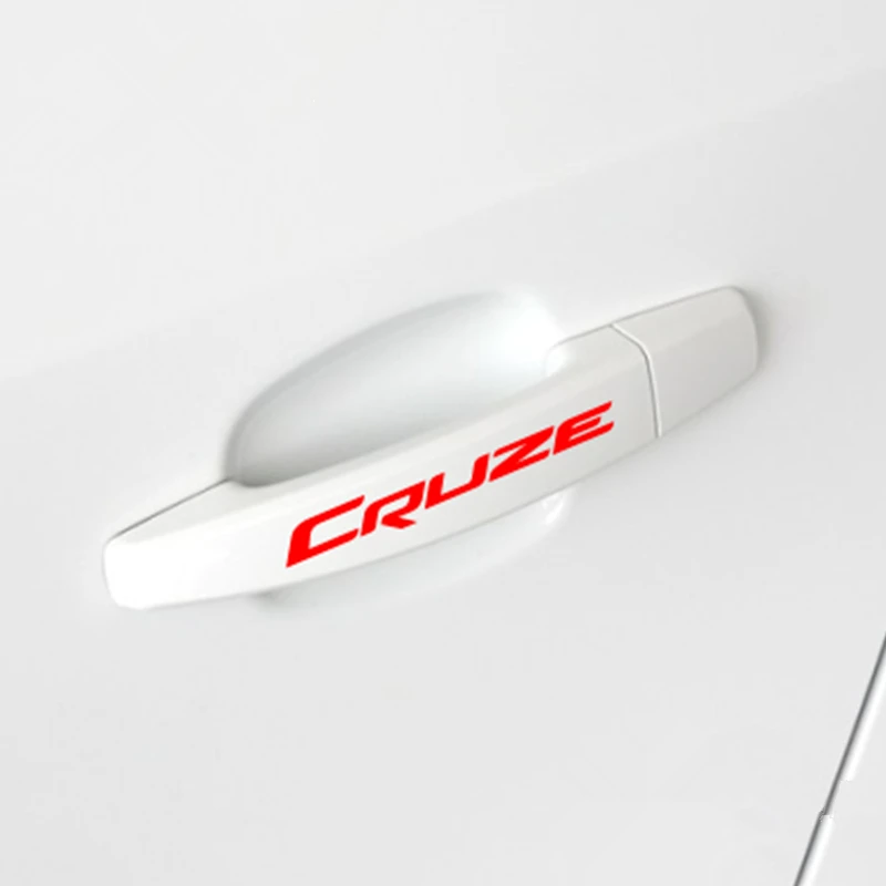Светоотражающая наклейка на дверную ручку с логотипом CRUZE для CHEVROLET CHEVY
