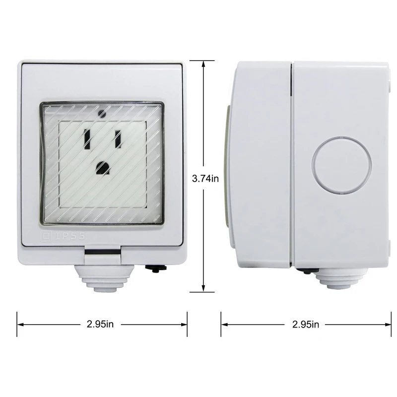 Outdoor Outlet EU/US Беспроводной Smart WI FI разъем IP55 Водонепроницаемый удаленного