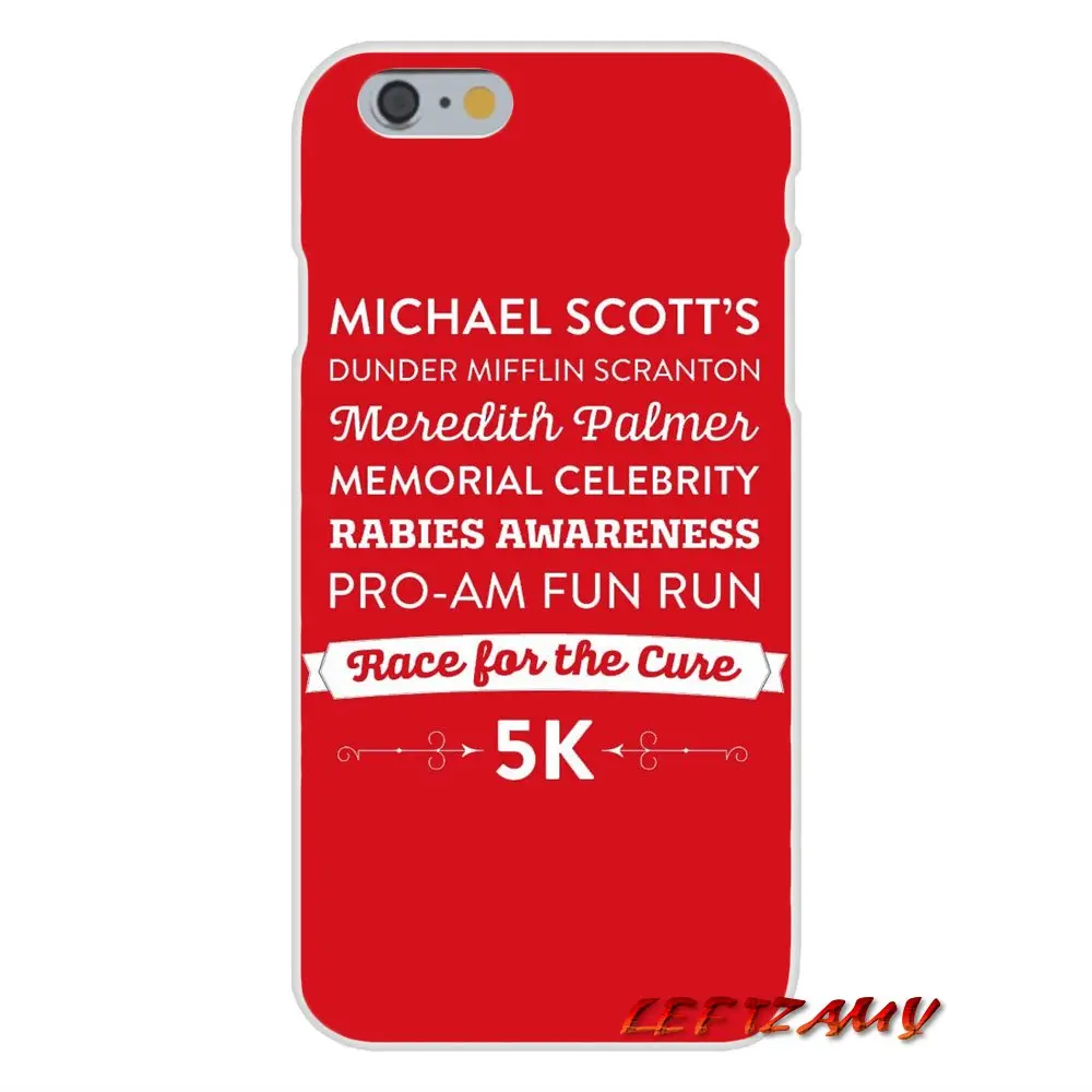 Michael Scott Rabies Awareness Run The Office For Samsung Galaxy S3 S4 S5 MINI S6 S7 edge S8 S9 Plus Note 2 3 4 5 8 Phone Covers | Мобильные