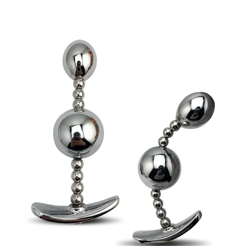 New hot design jewelry color 1 piece huge size metal anal ball beads butt plug dildo SM insert sex toy for men women couple | Красота и