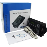 led upgraded tc420 tc421 time programmable 5 ch output led strip light controller widely used in aquariums fish tank plant gr