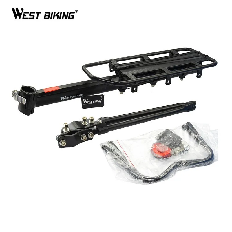 WEST BIKING 50 кг Ёмкость велосипед стеллажи для выставки товаров+ сумка Водонепроницаемый велосипеда сзади дождевик Сумка объем 10-25L для верховой езды велосипедная сумка для велосипеда