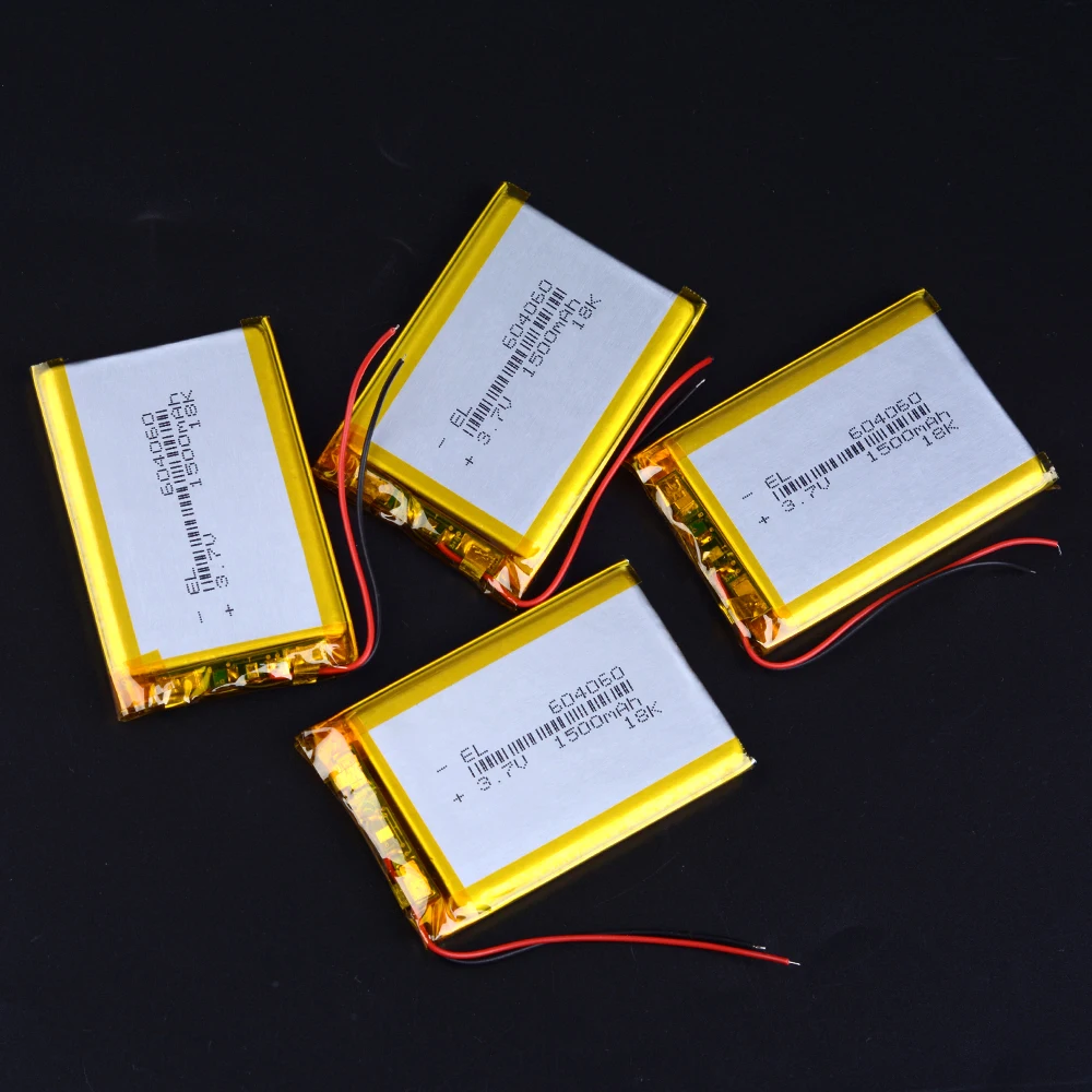 604060 3 7 V 1500 mAh Перезаряжаемые литий полимерный ионный Батарея для MP3 MP4 игровой Мышь