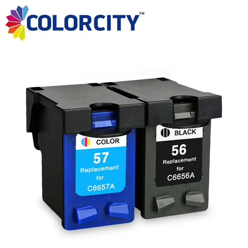 Чернильный картридж COLORCITY Восстановленный для HP 56 57 Deskjet 450CI 5150 5650 7150 7660 2110xi 4105 1110