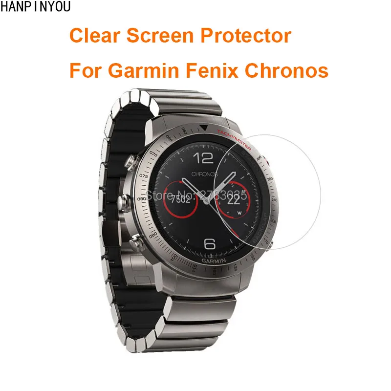 Умный Браслет Garmin Fenix Chronos прозрачная глянцевая Защитная пленка для экрана (не