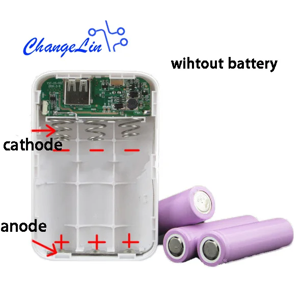 9000mAh 5V 1.8A 3S Мобильный Внешний Аккумулятор Чехол 18650 литиевая батарея плата для