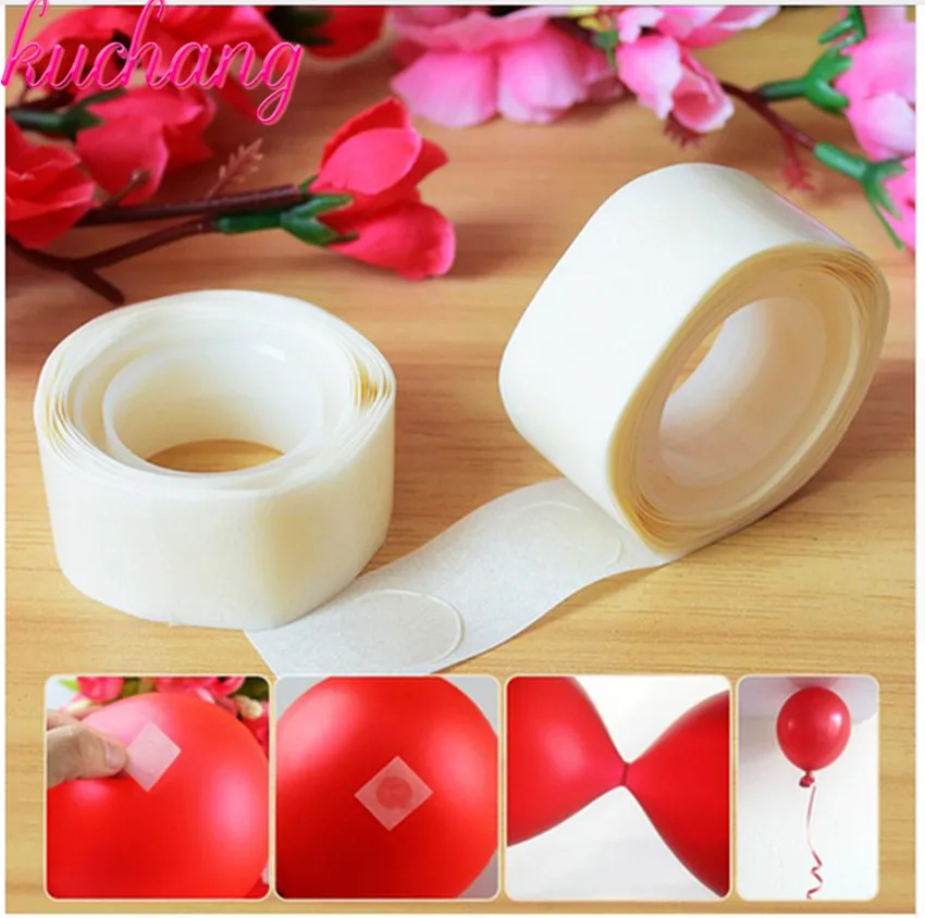 

200PCS/LOT Removable Balloon Glue Wedding Birthday Decoration Attachment Glue Dot Foil Balloons Party Supplies globos Party