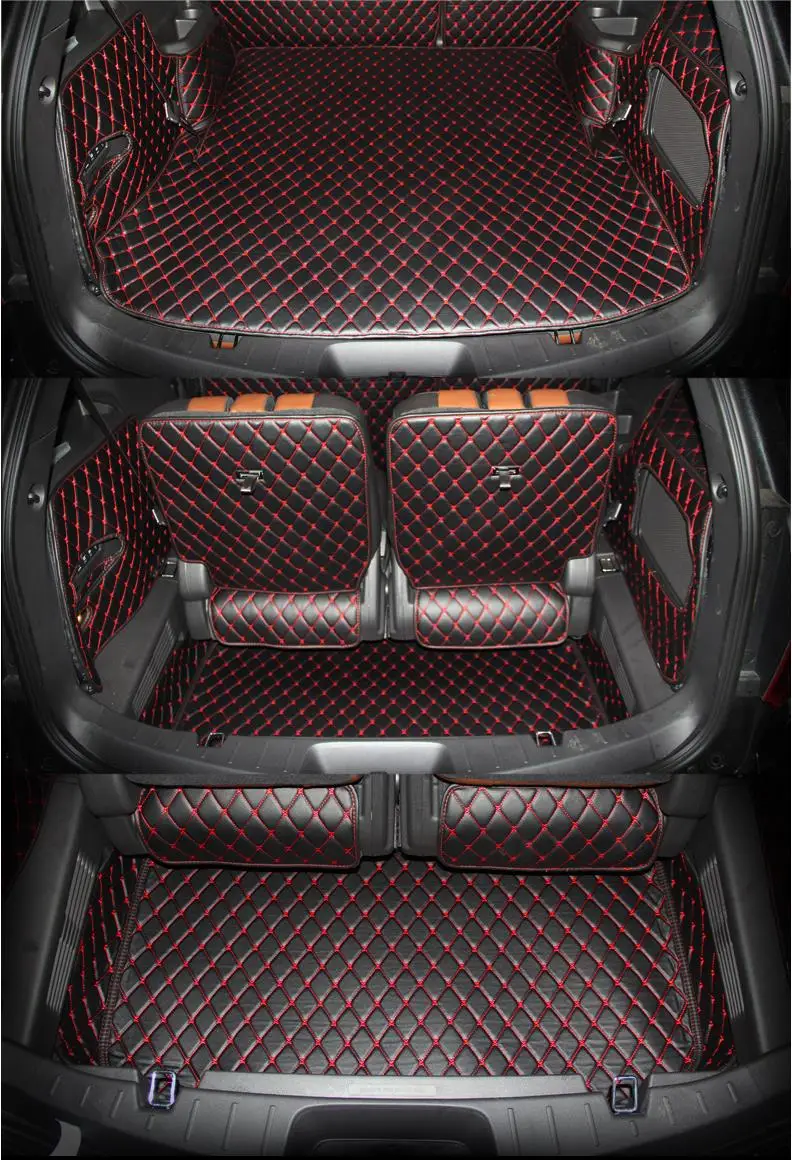 Роскошный кожаный коврик для багажника автомобиля Грузовой Коврик ford explorer 2011 2012