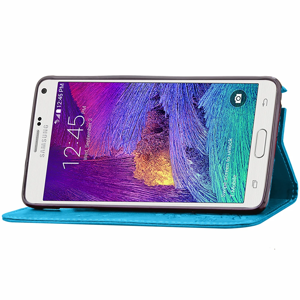 Чехол для телефона Samsung Galaxy Note 4 Note4 IV SM N9100 5 7 &quot откидной из искусственной кожи с