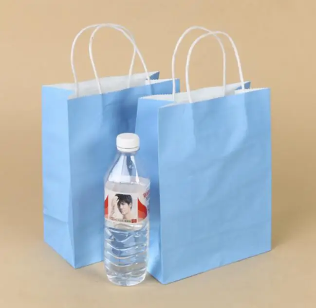 Бесплатная печать монохромный цветной логотип оптовая продажа 1000 шт./лот крафт