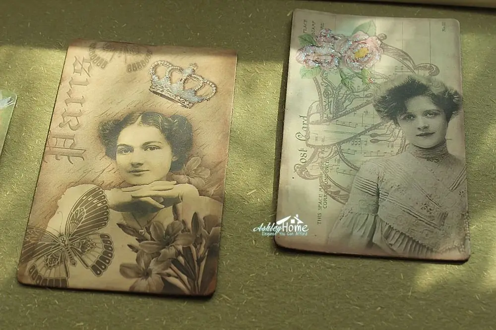 Набор из 3 сувениров в стиле ретро красивая французская дама туристический