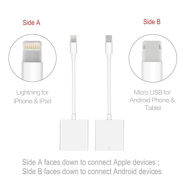 PAIAIP USB-C lightning Micro-USB к CF/SD/TF кард-ридер для iphone/ipad/Android телефонов/Macbook/поверхность книги