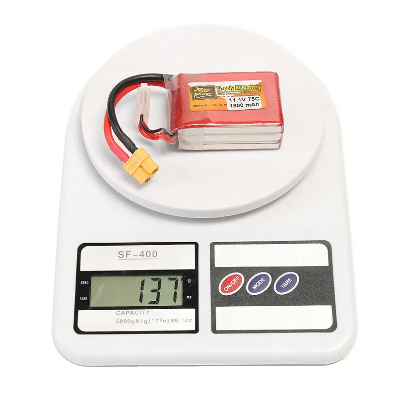 Перезаряжаемые Lipo Батарея ZOP Мощность 11 1 V 1800 mAh 75C 3 S XT60 Plug|xt60 plug|11.1v 1800mah3s lipo battery |