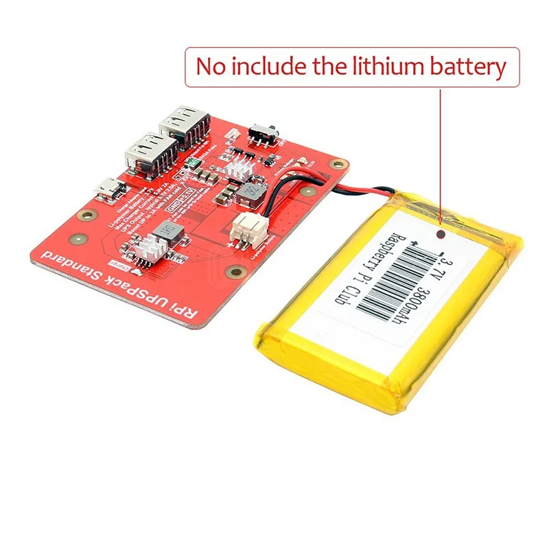 Elecrow Высокое качество зарядное устройство плата батарея Плата расширения Raspberry Pi