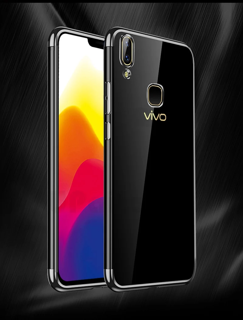 UPaitou Роскошный чехол для VIVO Z5X Z3i Z1 Pro Y97 Y95 Y93 Lite Y85 Y83 Y81 Y79 Y69 Y67 Y66 Y65 чехол из силикона и ТПУ прозрачный чехол
