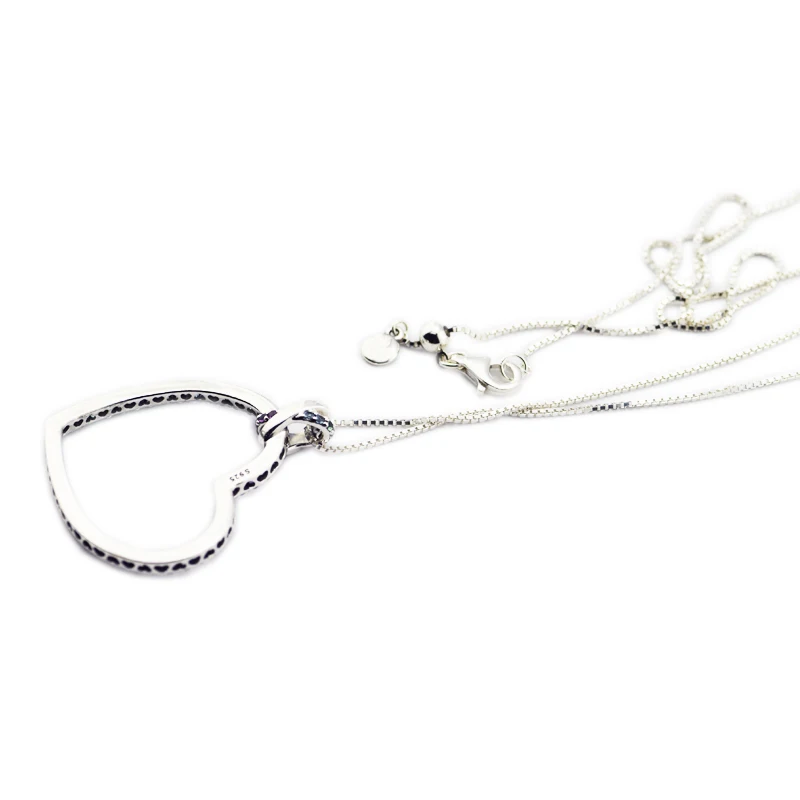 Мульти-Цветной Сердце Ожерелья &amp Подвески с множеством кругов из 925