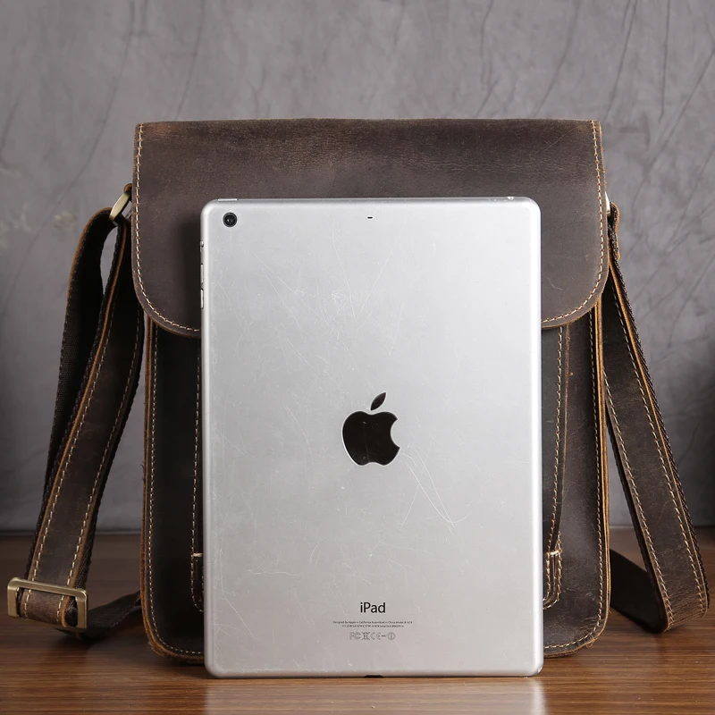 Винтажная Повседневная сумка мессенджер из натуральной кожи на молнии|bag for|bags for