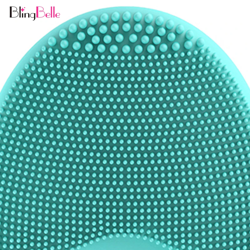 BlingBelle Мини электрическая Очищающая щетка для лица мытья 90 дней с использованием