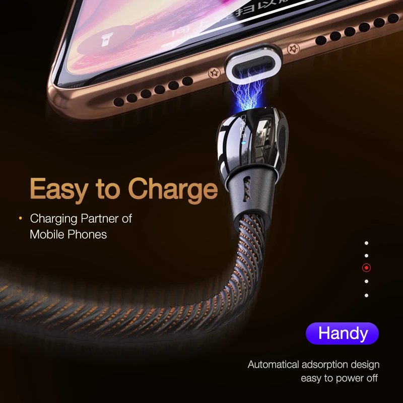 CAFELE QC3.0 Магнитный usb-кабель и синхронизация данных быстрое зарядное устройство type C Micro USB кабель для iPhone 11 pro max huawei samsung Xiaomi
