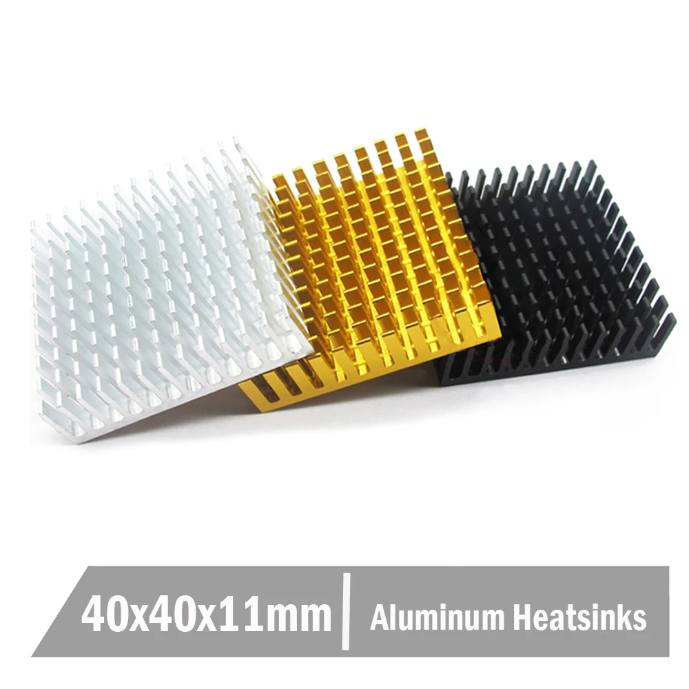 10 шт. алюминиевый радиатор для процессора 40 мм 11 мм|heat sink|card cooling40 x |