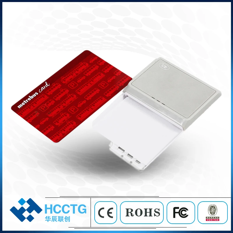 Android USB и Bluetooth Смарт rfid считыватель карт с перезаряжаемой батареей-ACR3901 |