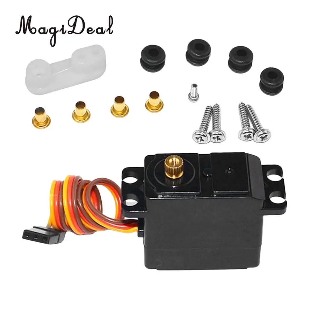 MagiDeal 1/12 1/16 RC автомобильный Серводвигатель для HPI HSP Hobao Flux MT LRP Traxxas Axial CYS Savage XS TM ZD