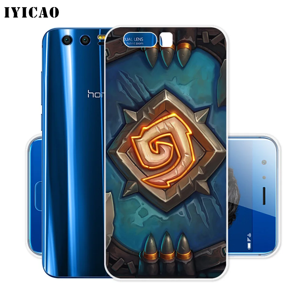 Мягкий силиконовый чехол IYICAO для Huawei Y9 Y7 Y6 Prime 2018 Honor 8C 8X 8 9 10 Lite 7X 7C 6A 7A