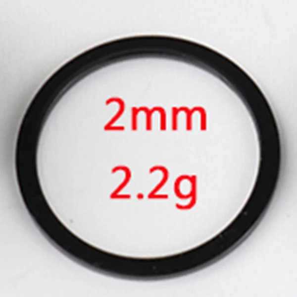 2mm black 20 шт. 1 1,5 2 2,5 4, 5, 6, 10 12,5 14,5 26 мм Алюминий 6061 шайба велосипед велосипедные рулевые штока набор разделителей трещотки для велосипеда исправить ремонт - Цвет: 2mm black
