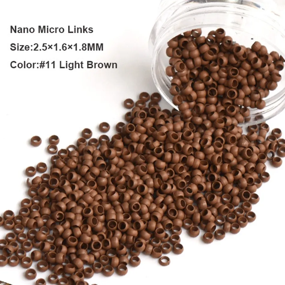 

500pcs Hair Beads Nano Ring Micro Beads Fashion Salon Hairstylist Dreadlock Hair Extension Tools More Colors Are Available
