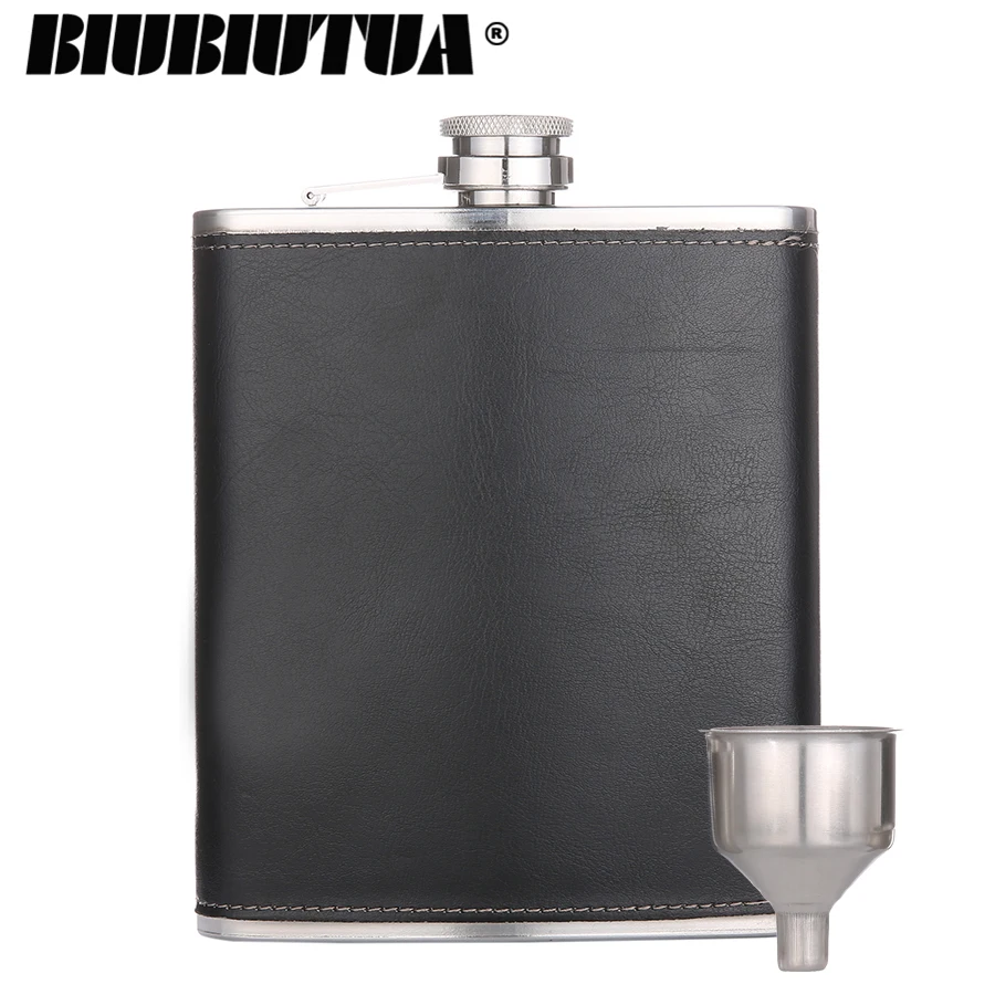 Фляжка BIUBIUTUA из нержавеющей стали для виски 18 унций|Плоские фляги| |
