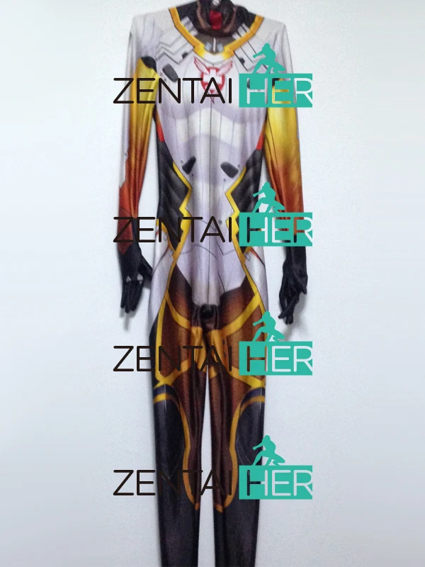 ZentaiHero/костюм с 3D принтом Мерси Д. Ва костюм карнавальный из лайкры на
