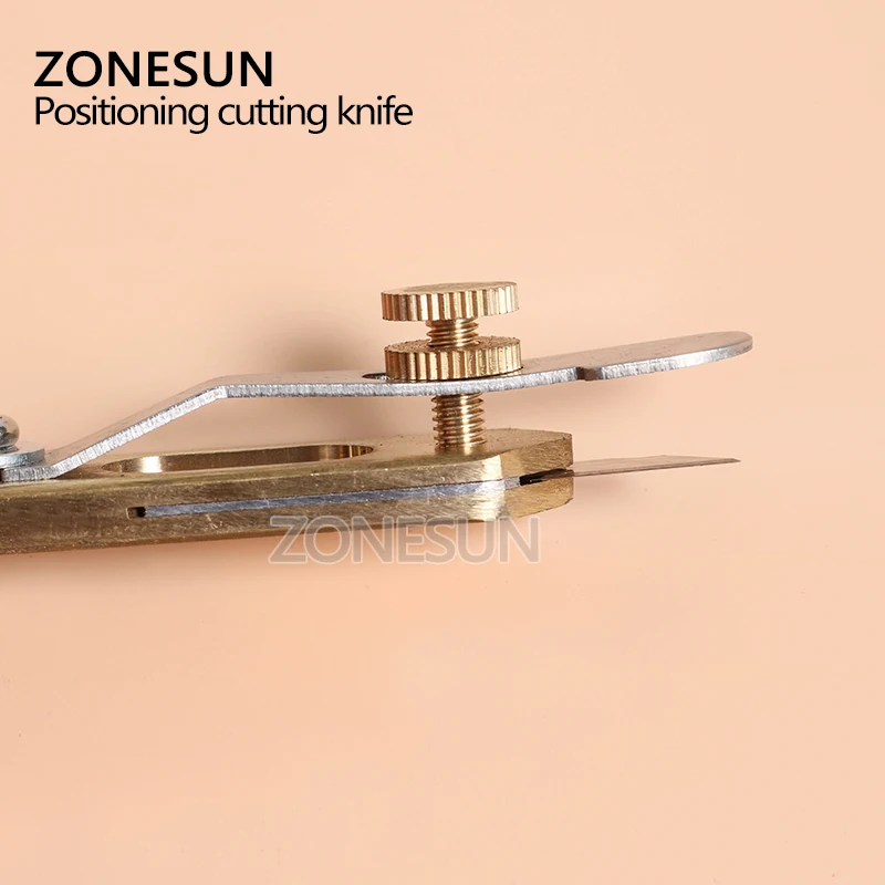 ZS Practical 1 Set DIY Handmade Leathers Tool Leather Incision Cutter Knife Copper Trimming With 10 Blades Craft | Инструменты