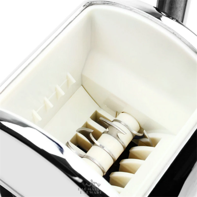 Ручная дробилка льда с стильной зеркальной отделкой-включает в себя лоток для и