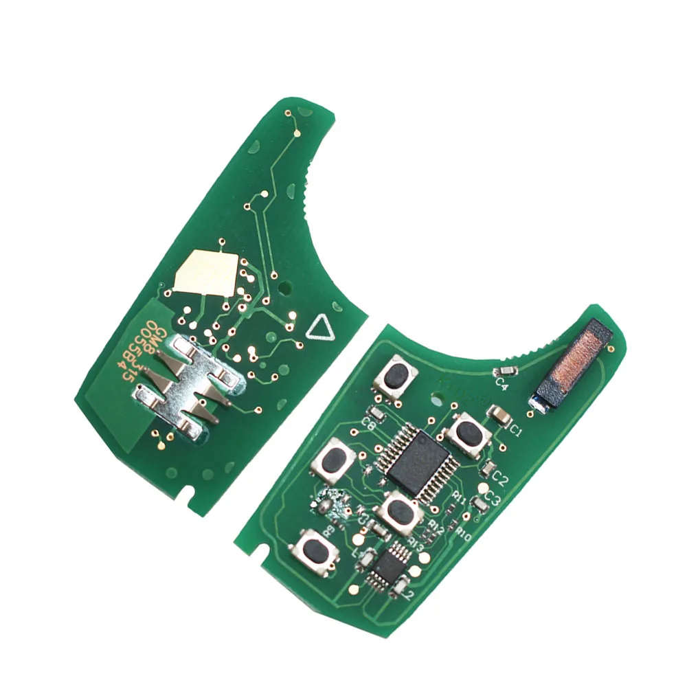 OkeyTech для Chevrolet 433Mhz ID46 чип 2/3/4 4/5 Кнопка флип складной пульт дистанционного