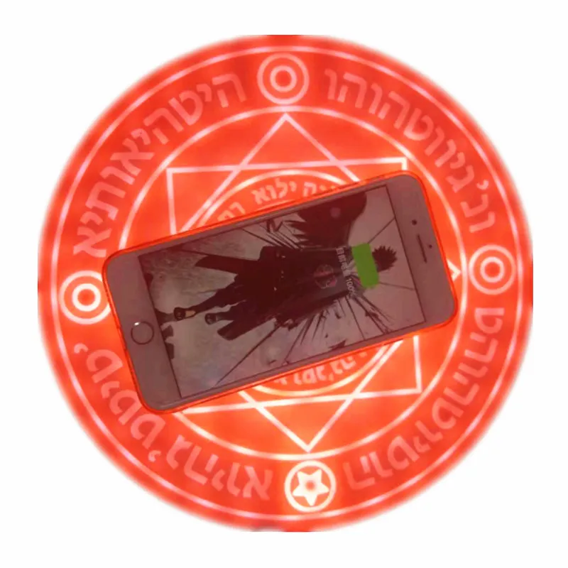 Новое беспроводное зарядное устройство 5 Вт/10 Вт Magic Circle Qi Беспроводное