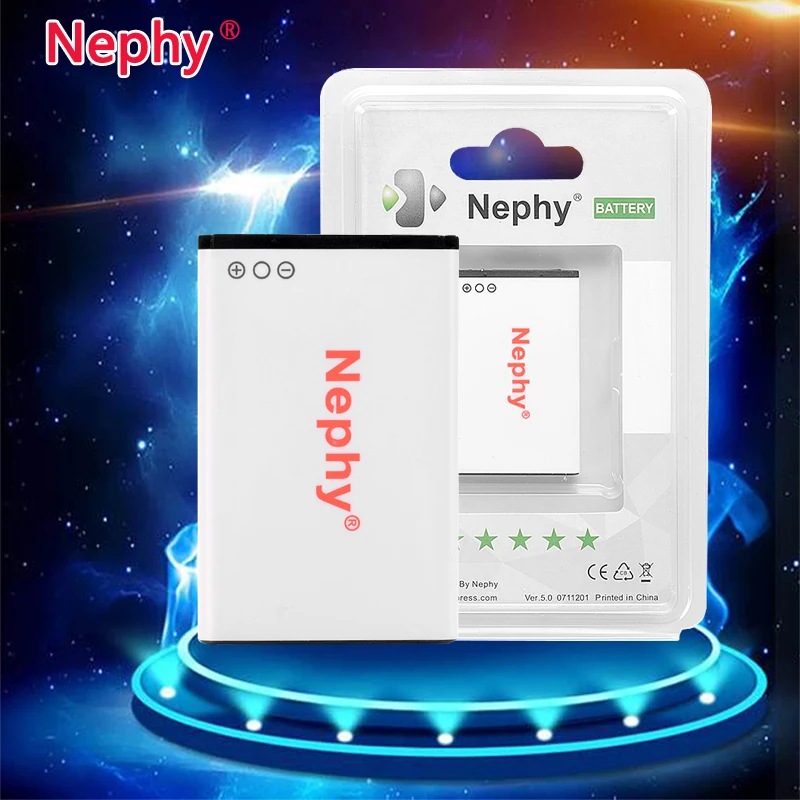 Nephy BL-5C мобильного телефона Батарея для Nokia 1000 1010 1100 1108 1110 1111 1112 1116 BL 5C BL5C мобильный заменить