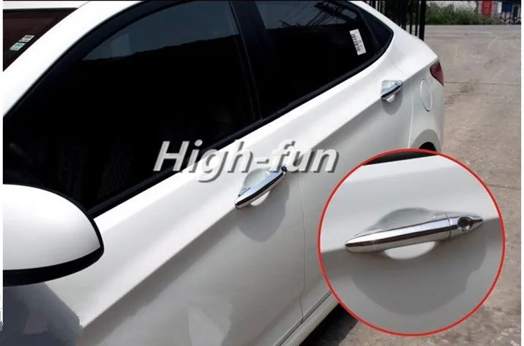 Новая хромированная Автомобильная дверная ручка Накладка для Hyundai Accent/i25 2012 2013 2014