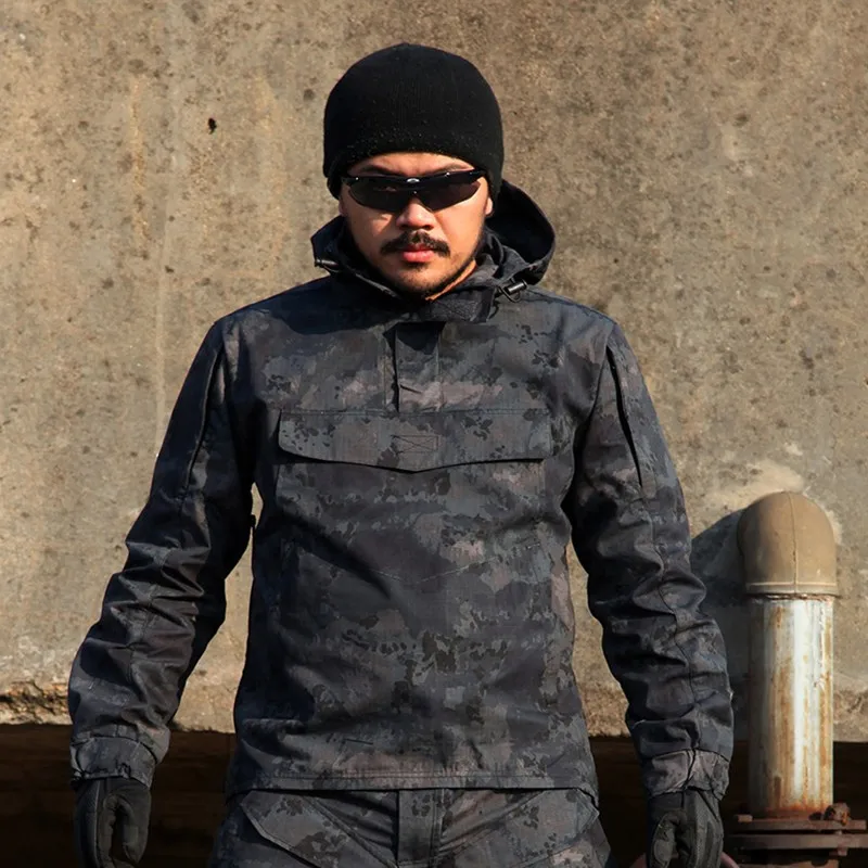 Одежда для охоты охотничьи куртки Открытый военный Для мужчин куртка с капюшоном