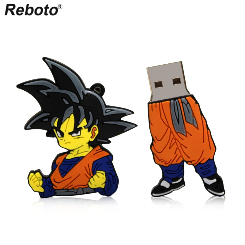 Накопитель 16 ГБ 32 64 USB Flash Drive Dragon Ball флэш памяти флешки 8 4 Гоку kuririn флеш