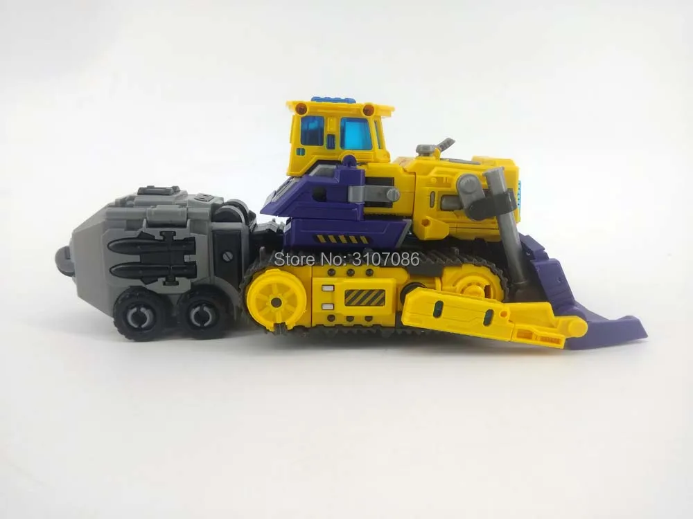 NBK Devastator бульдозер скраппер гравитационный крюк строитель GT Devastator KO трансформация Инженерная фигурка игрушки