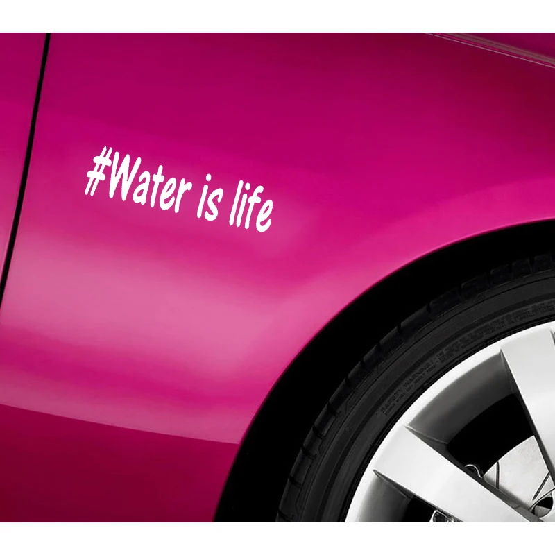 QYPF 15 7 см * 4 3 # виниловая мотоциклетная наклейка Water Is Life для автомобиля Стайлинг