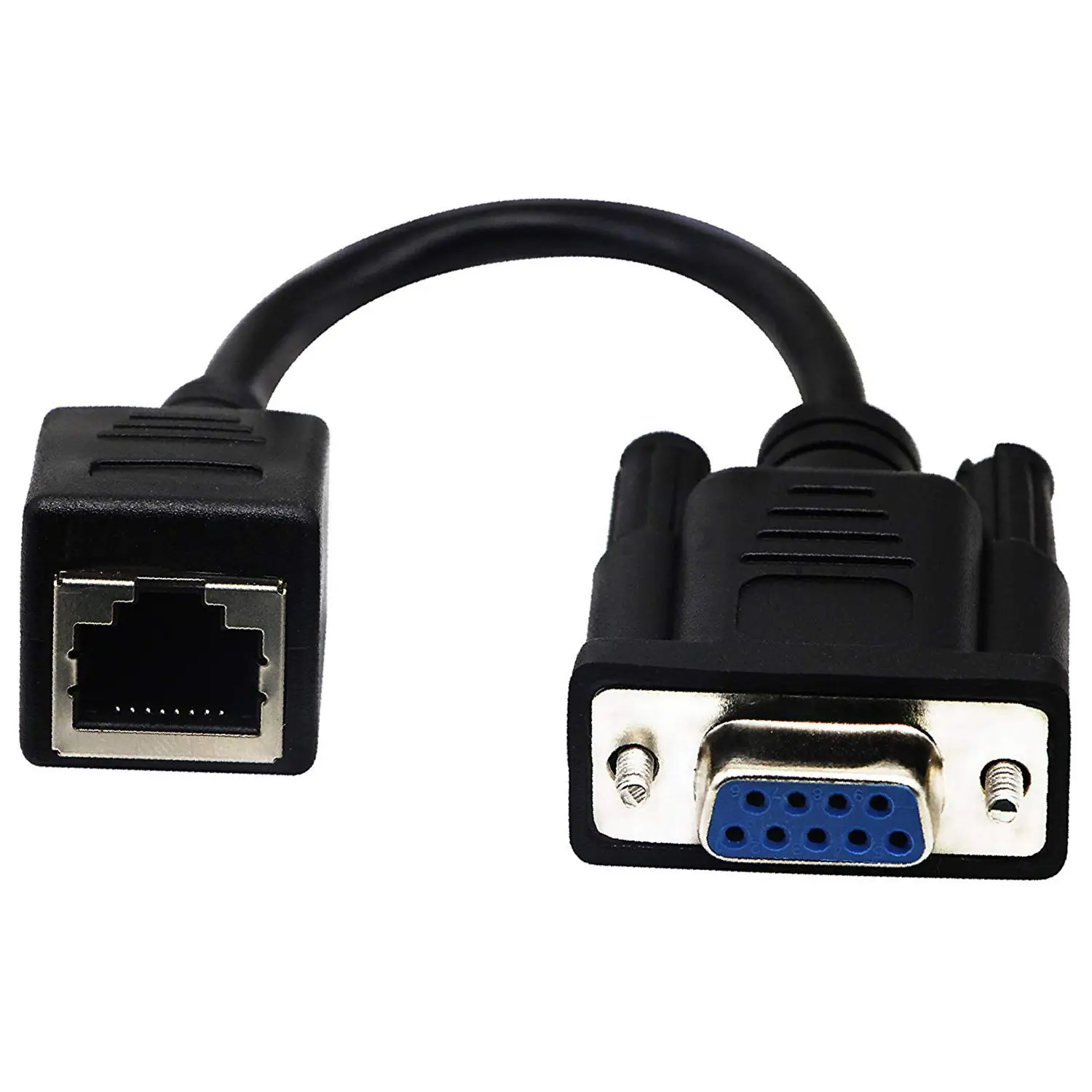 ABKM горячий 2 пакет RJ45 к RS232 кабель DB9 9 контактный последовательный порт женский и