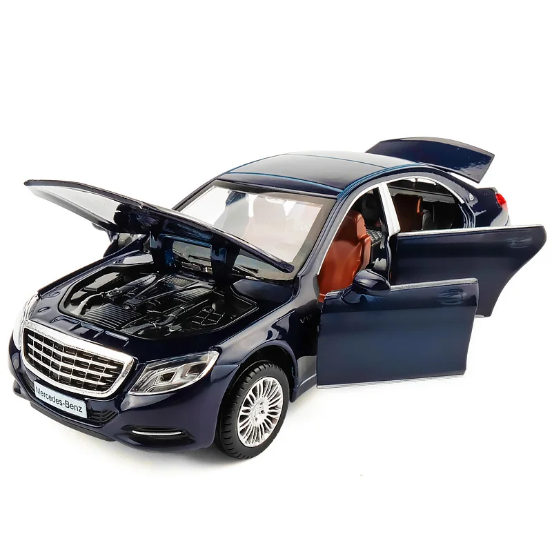 Металлические модели автомобилей Maybach S600 литые под давлением с высокой имитацией