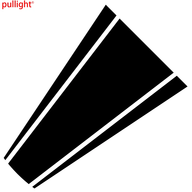 Автомобиль двойной Racing полоса капот Наклейки виниловые Графика наклейки на