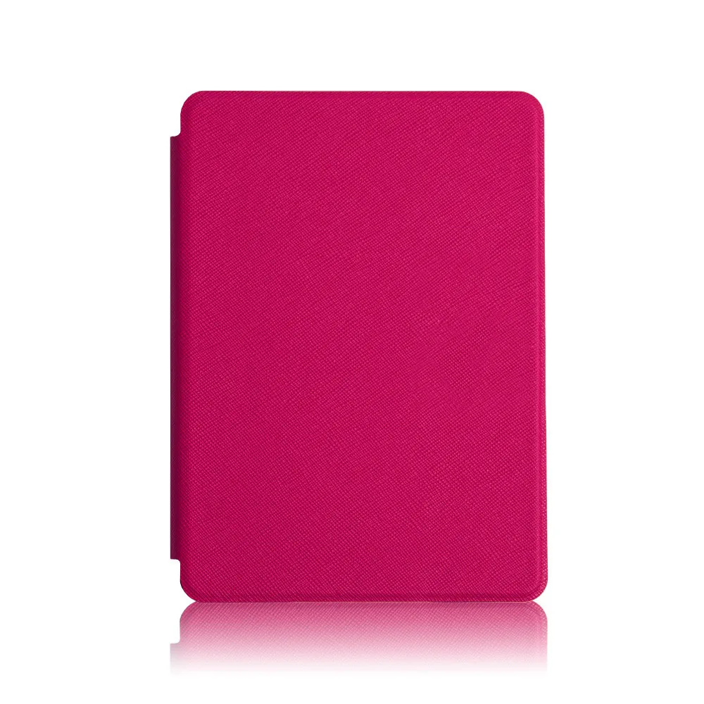 Hot Pink Новое поступление, чехол для планшета для Amazon Kindle Paperwhite 4, ультра тонкий умный кожаный магнитный чехол - Цвет: Hot Pink