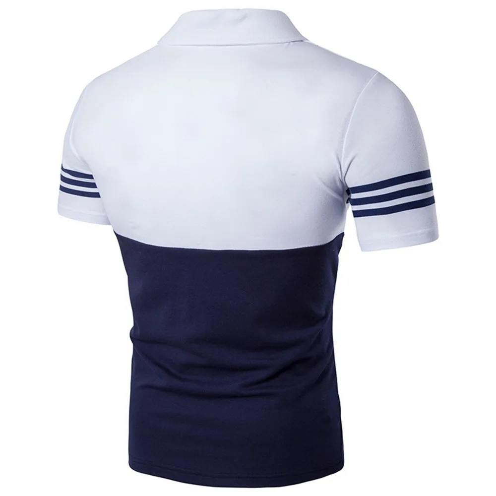 FUMUD тенденции моды Для Мужчин's Летний стиль вверх и вниз хит Цвет в полоску с