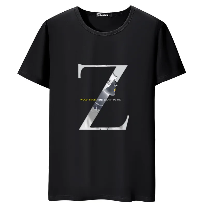 Плюс размер 6XL 7XL 8XL эластичная ткань Футболка мужская 2019 Летняя футболка